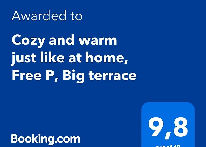 Cozy And Warm Just Like At Home, Free P, Big Terrace Leilighet Langevag